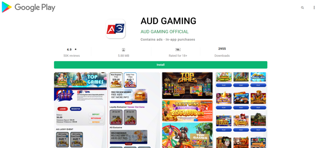 audgaming-download